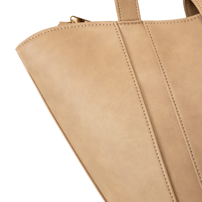 Beige Classic Tote Bag